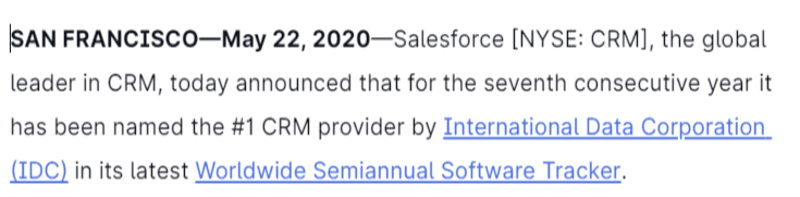 Salesforce CRM Service Providers